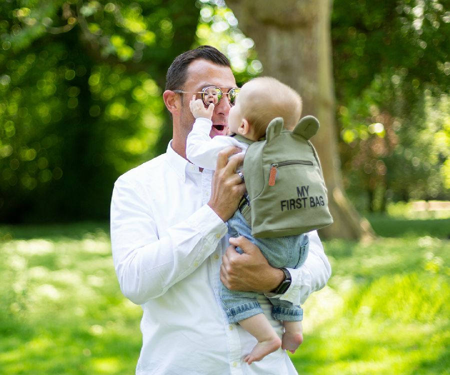 Rugzak Childhome My First Bag Canvas | Canvas kaki