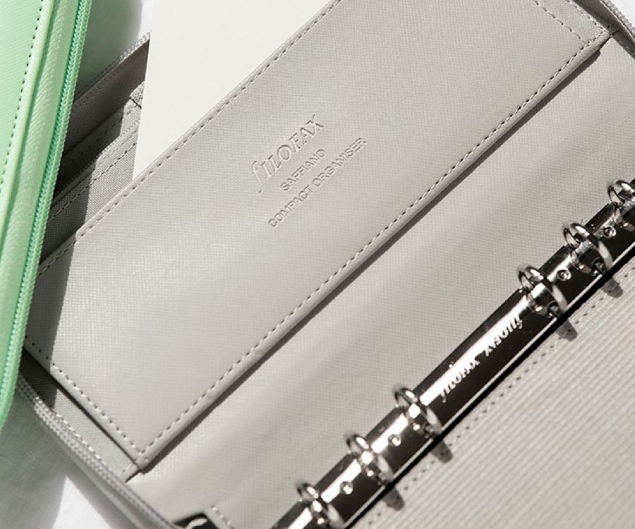 Agenda Filofax Org Personal Compact Zip Saffiano