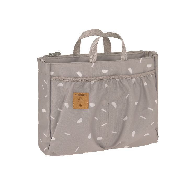Organiser voor mom bag/verzorgingstas Laessig Multitalent Organizer, geschikt voor Laessig Cotton Essential Bag/Cotton Statement Shopper | Blocks taupe