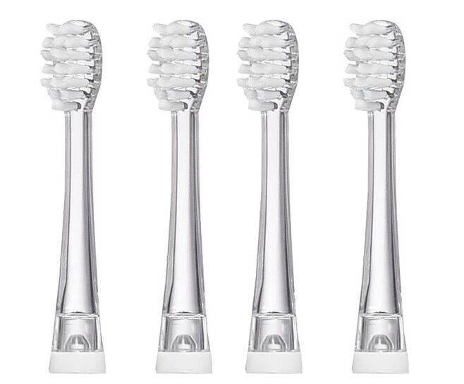 Vervangborstel voor elektrische tandenborstel Luvion, geschikt voor Luvion Sonische baby tandenborstel 250S/Sonische baby tandenborstel 350S/Electrical baby toothbrush 400S Racoon