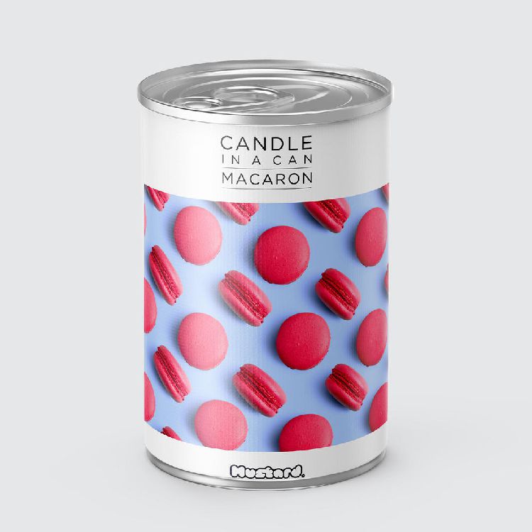 Kaars Trendform Switzerland, Candle In A Can Macaron, geurkaars