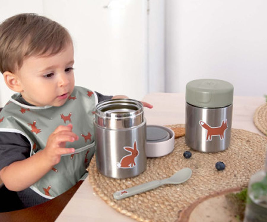 Thermos pot / food jar Laessig Food Jar | Little Forest Rabbit
