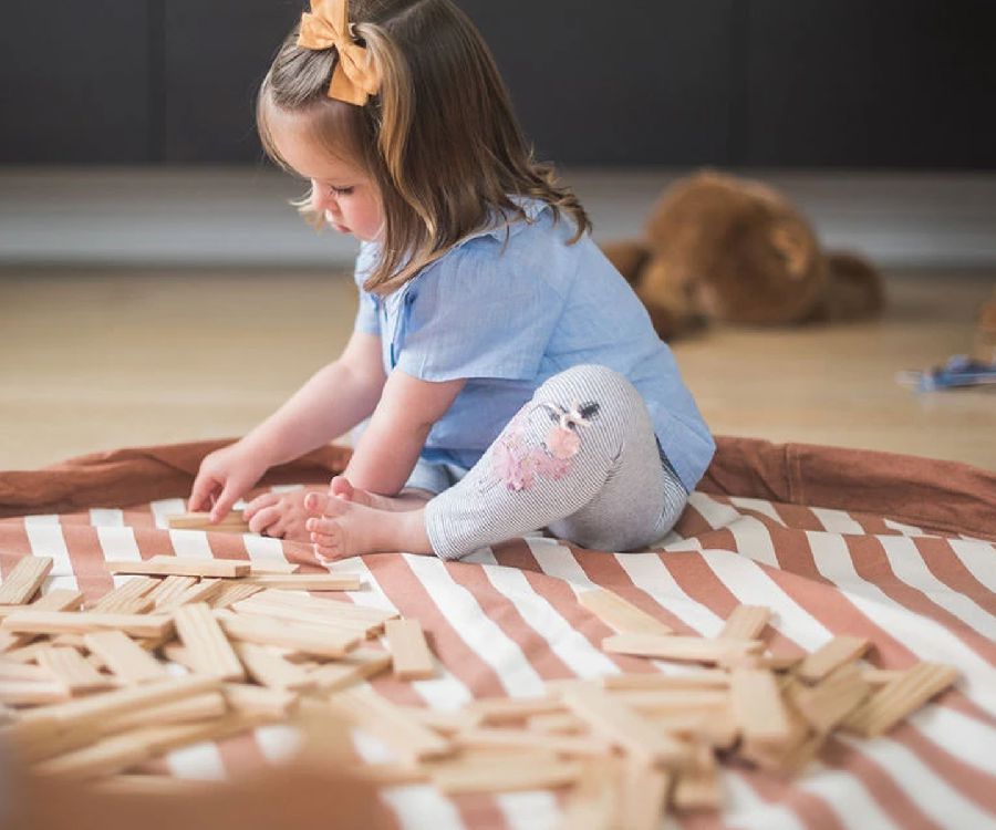 Speeltapijt zonder speelboog Play & Go Single printed | Noomad Original