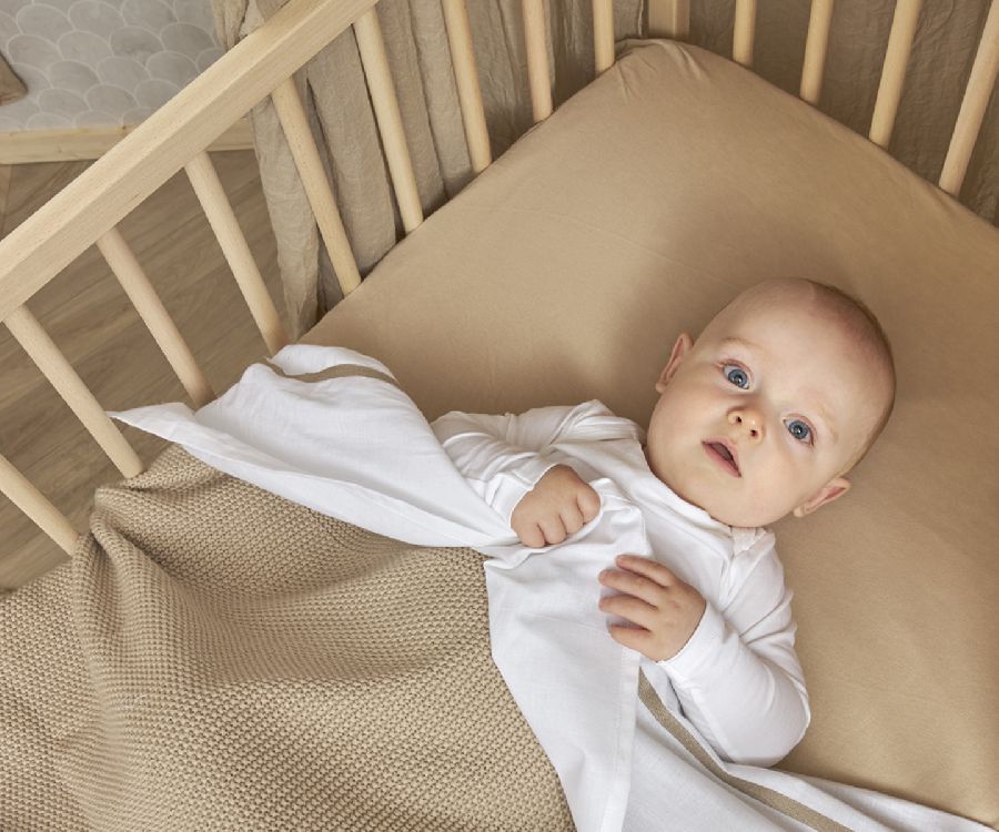 Hoeslaken Meyco Baby, geschikt voor babybed 70x140