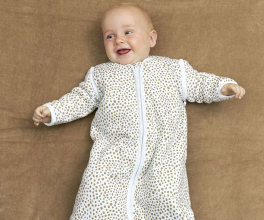 Slaapzak Meyco Baby, 3/6 maanden, 2.5 TOG | Cheetah taupe