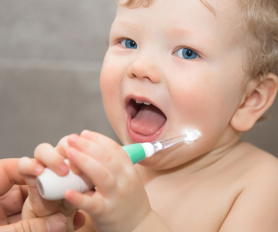 Elektrische tandenborstel Luvion Sonische baby tandenborstel 250S