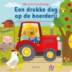 Interactief boek DELTAS Mijn Leuke Schuifboekje - Een Drukke Dag Op De Boerdeij | schuifboek