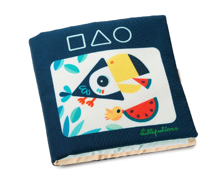 Zacht boekje Lilliputiens Doeboek - Ik herken vormen