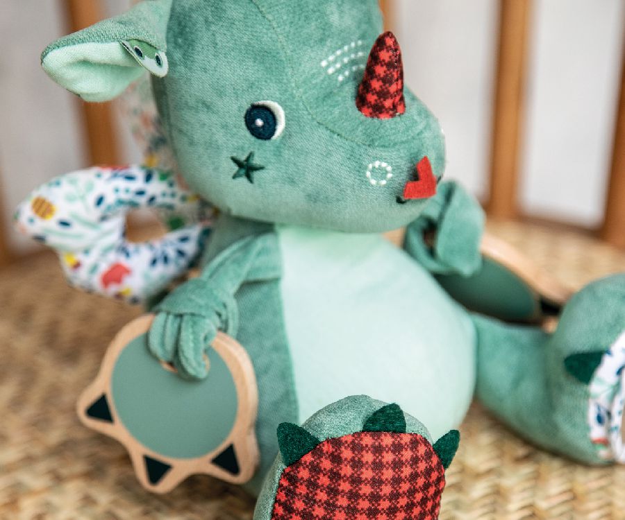 Activiteitenknuffel Lilliputiens, Multi-activiteitendraak | Joe