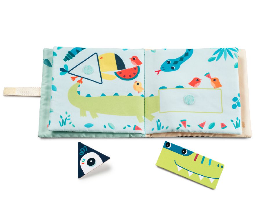 Zacht boekje Lilliputiens Doeboek - Ik herken vormen