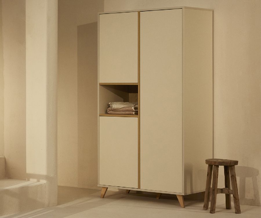 Kast Quax, Loft Clay, Loft Clay Wardrobe, 3-deurs