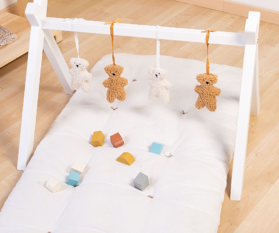 Speelfiguur Childhome Baby Gym Figuurtjes | Teddy offwhite/Teddy beige