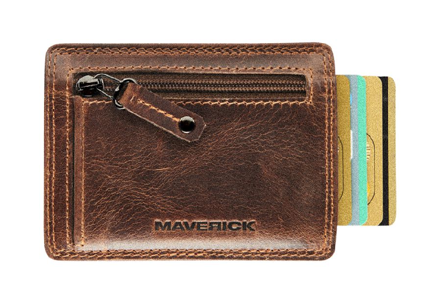 Geldbeugel MAVERICK Leather Cardprotector Slim RFID | The Original