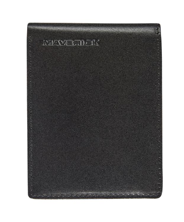 Geldbeugel MAVERICK Leather Compact Billford RFID | All Black