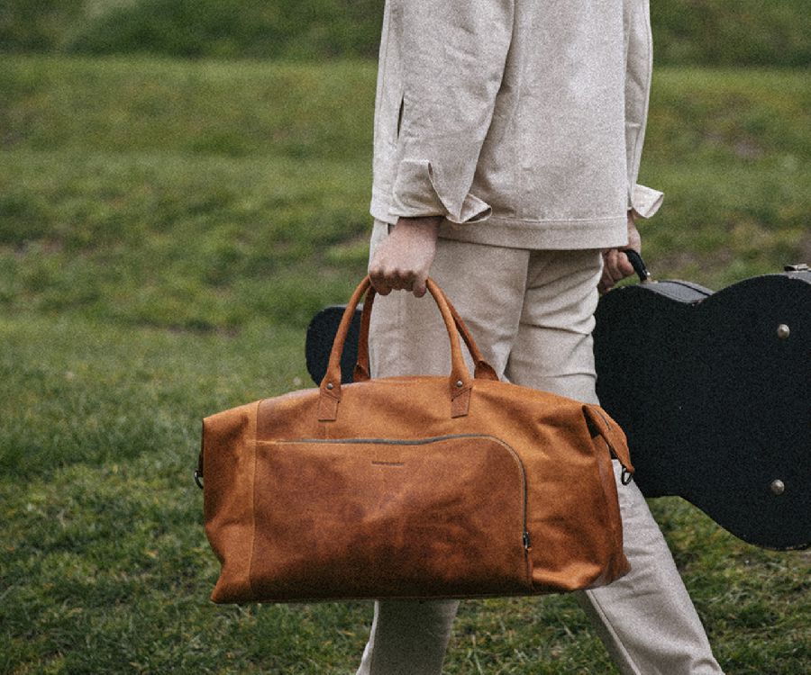 Reistas MAVERICK Leather Weekend Bag, zak | New Men