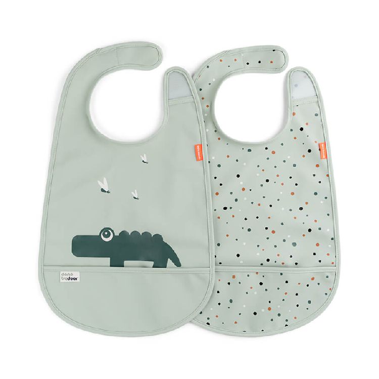 Slabbetje Done by Deer Croco | Bib W/Velcro 2-Pack