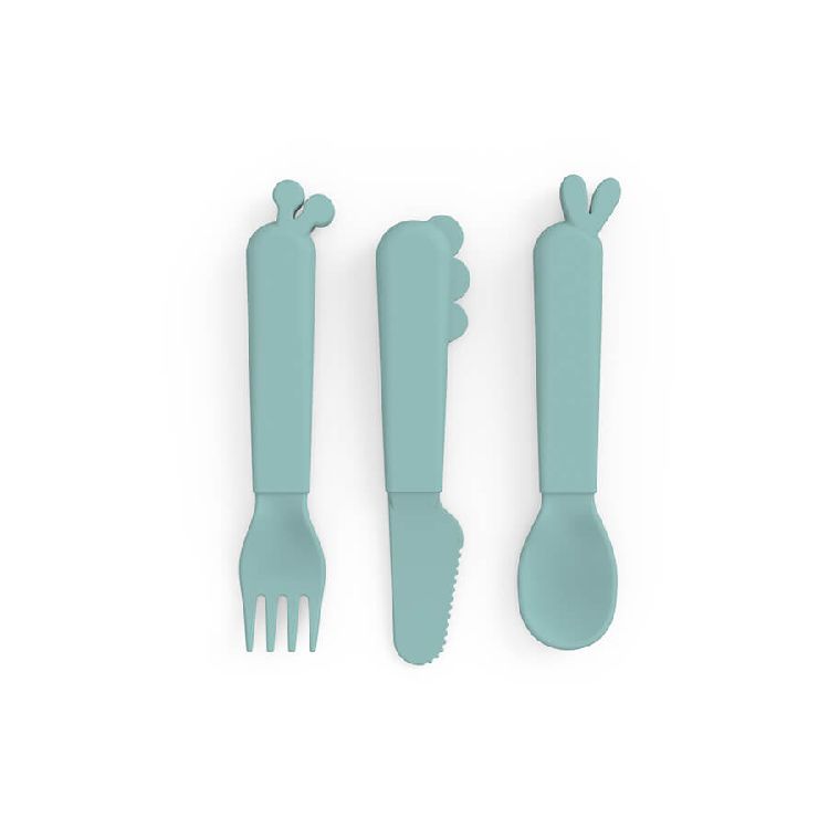 Bestek Done by Deer Deer Friends, lepel/vork/mes | Kiddish Cutlery Set