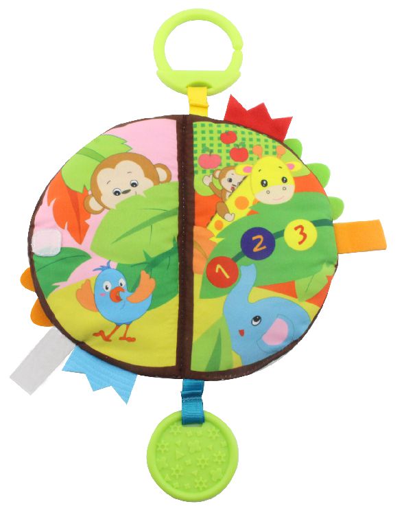 Zacht boekje BoJungle B-Booklet Diertjes