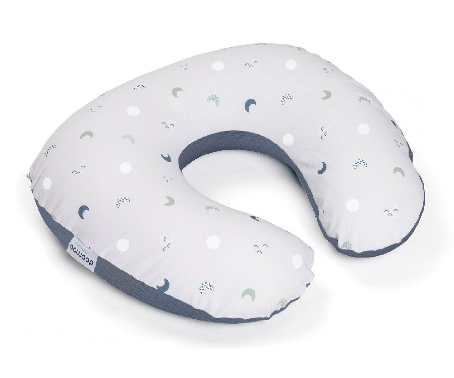 Positioneringskussen Doomoo Softy | Blue Grey Moon