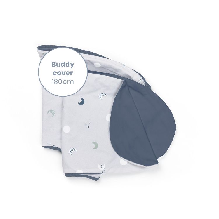 Positioneringskussenhoes Doomoo Cover, geschikt voor Doomoo Buddy/Buddy Fiber | Blue Grey Moon