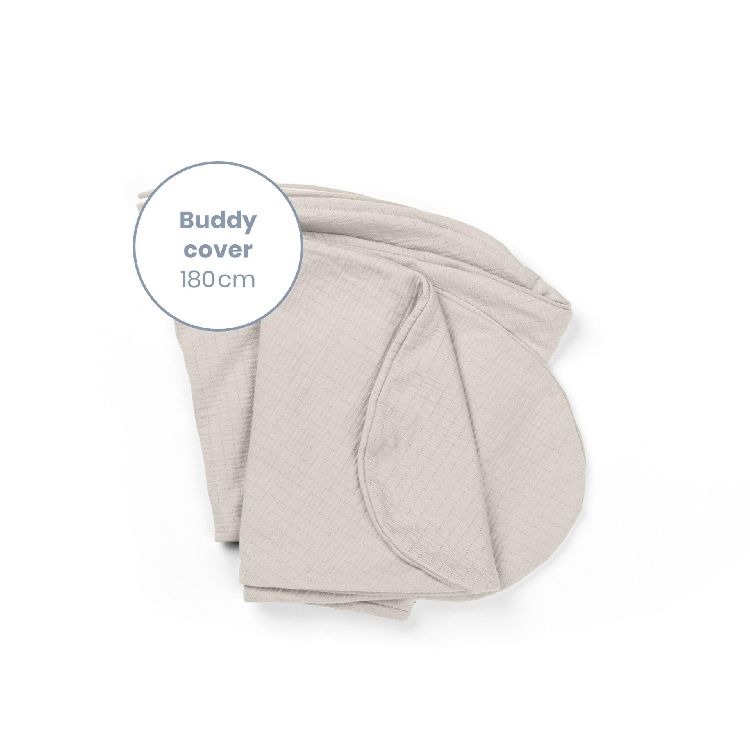 Positioneringskussenhoes Doomoo Cover, geschikt voor Doomoo Buddy/Buddy Fiber | Tetra Jersey sand
