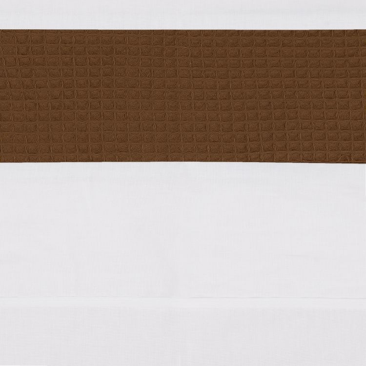 Laken Bink Bedding, geschikt voor babybed 60x120/babybed 70x140 | Pique caramel