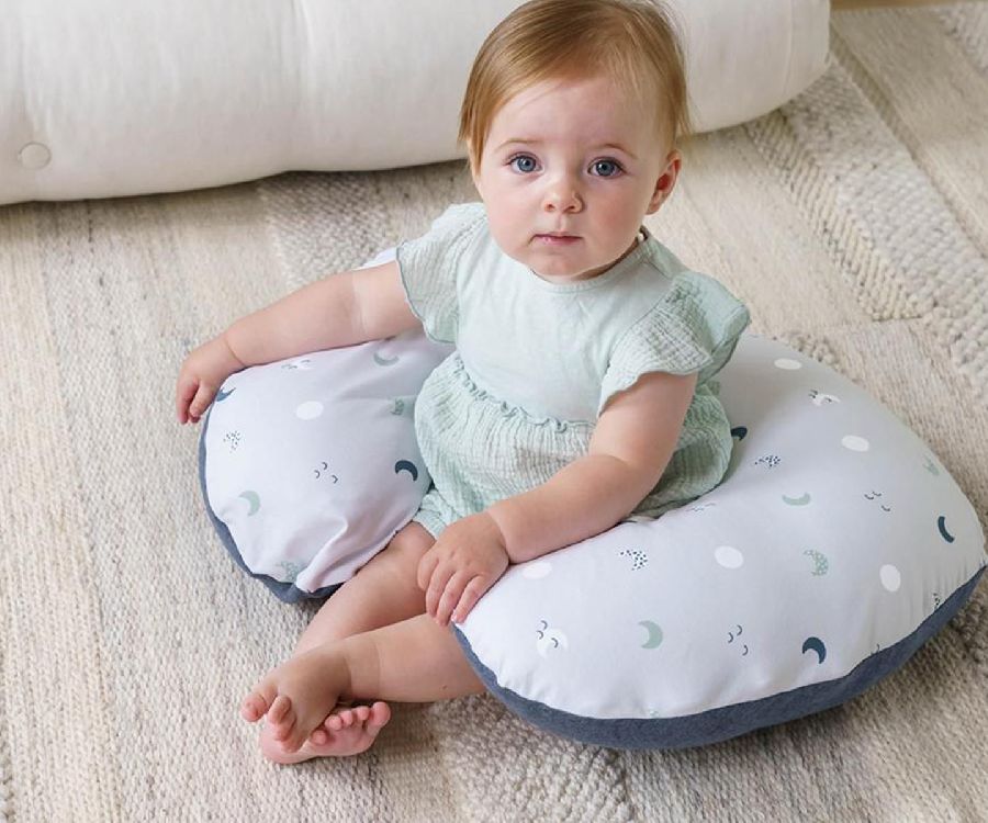 Positioneringskussen Doomoo Softy | Blue Grey Moon