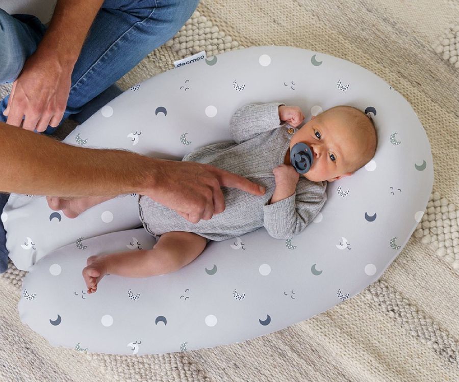 Positioneringskussenhoes Doomoo Cover, geschikt voor Doomoo Buddy/Buddy Fiber | Blue Grey Moon