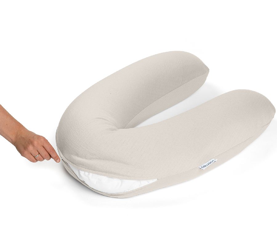 Positioneringskussenhoes Doomoo Cover, geschikt voor Doomoo Buddy/Buddy Fiber | Tetra Jersey sand