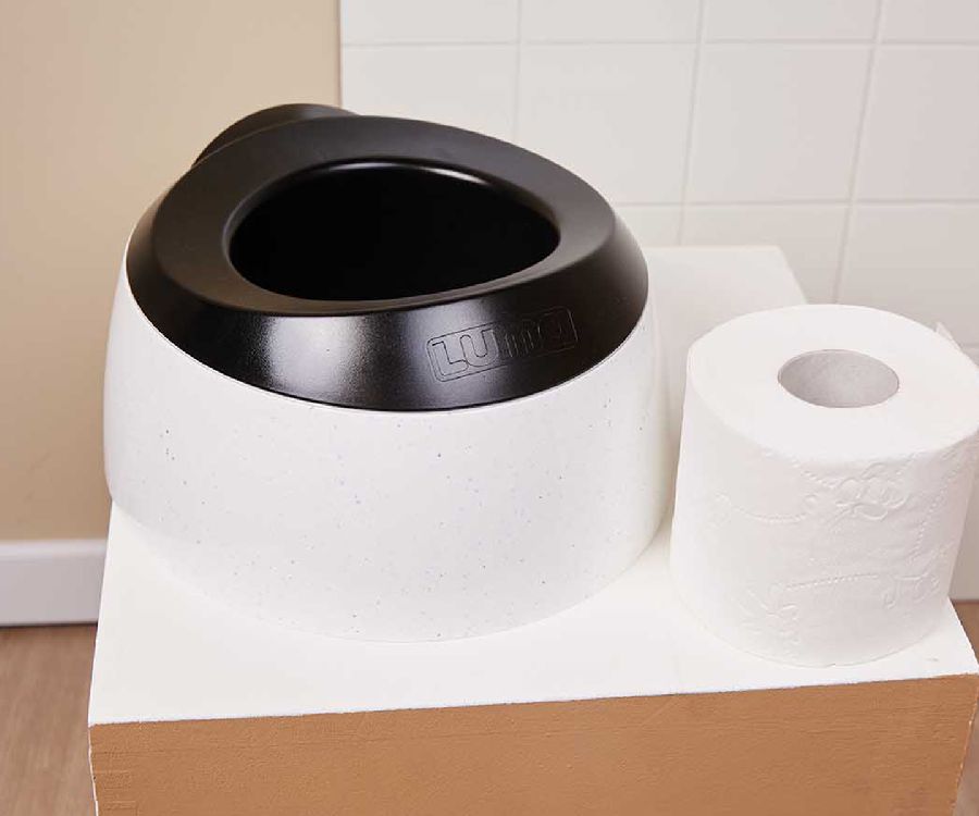 Wc-potje Luma Potty | Speckle White