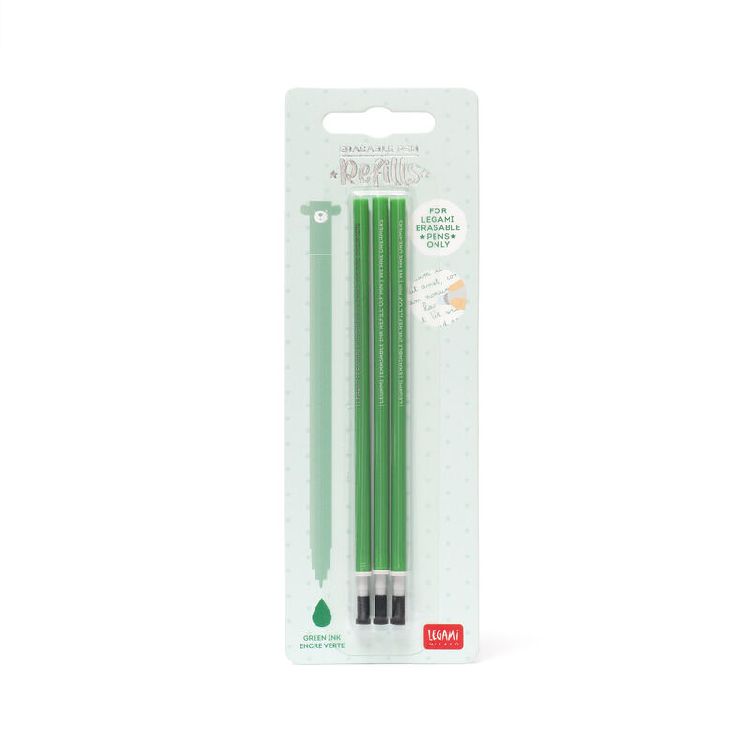 Balpen vulling Legami Refill for Erasable Pen, gel, groen