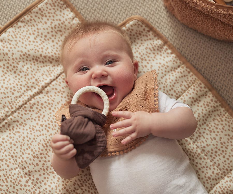 Luiermatje Jollein Verschoningsmat | Bouclé biscuit