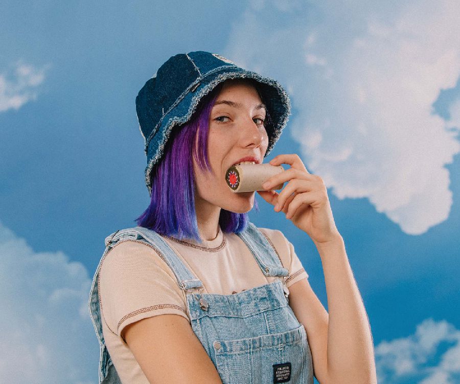 Kousen Eat My Socks Spicy Burrito, klassiek model