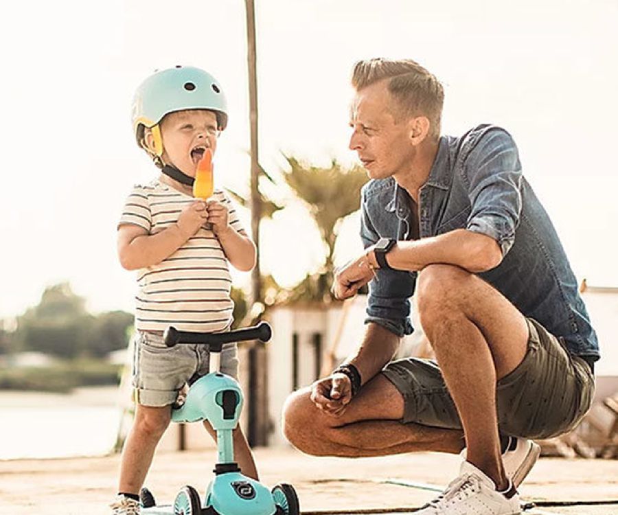 Fietshelm Scoot and Ride XS, maat: 45-51 cm