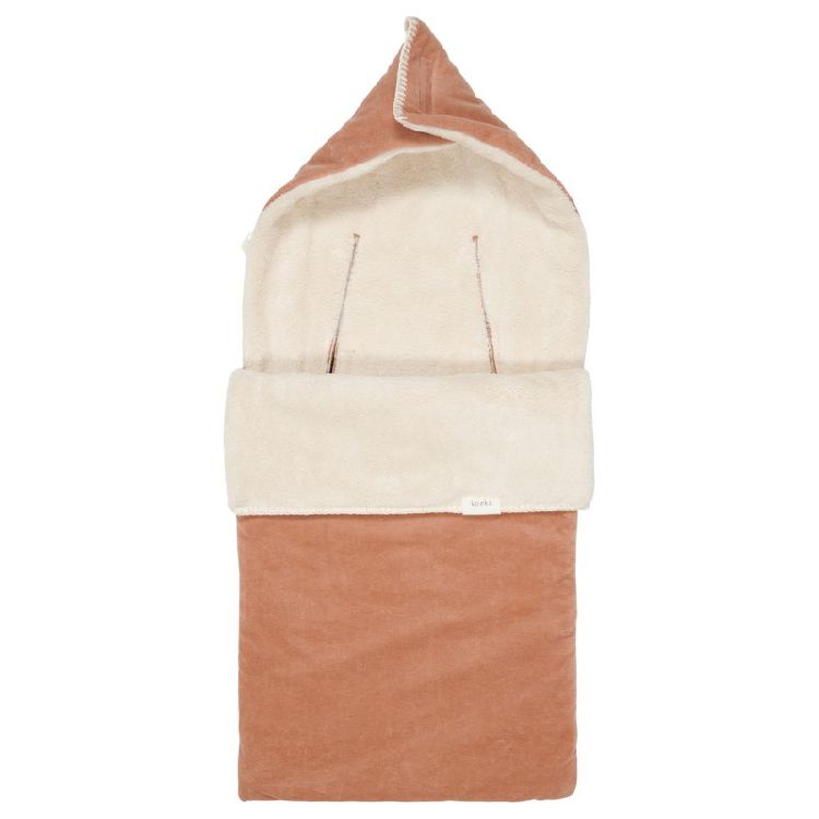 Voetenzak Koeka, geschikt voor autostoel groep 0+ | Oddi soft earth auto