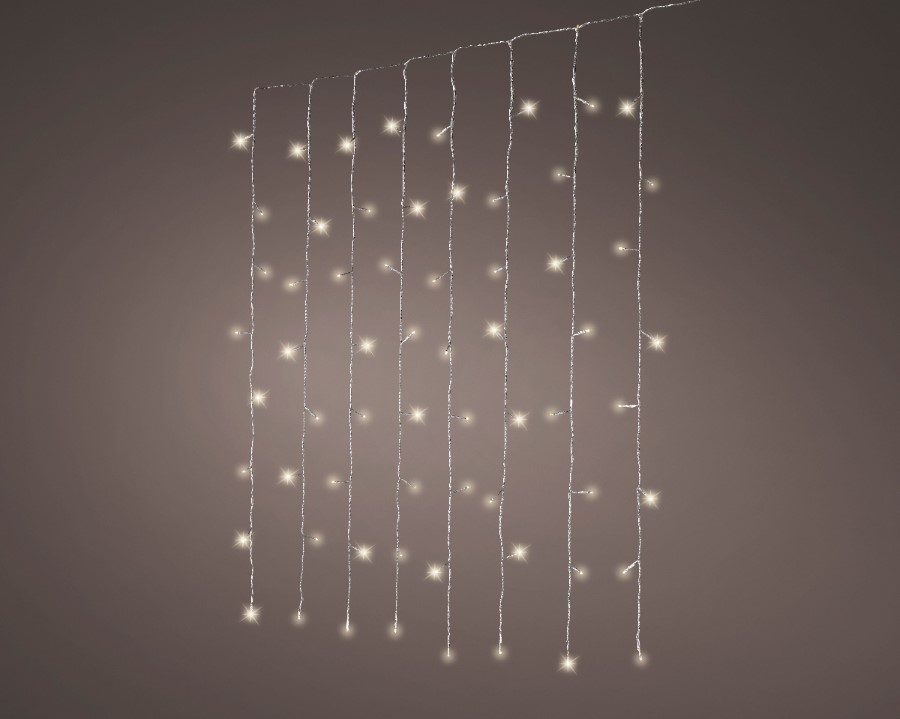 Verlichting Lumineo, LEDs Connect Curtain Lights Twinkle, L 150 x B 200 cm