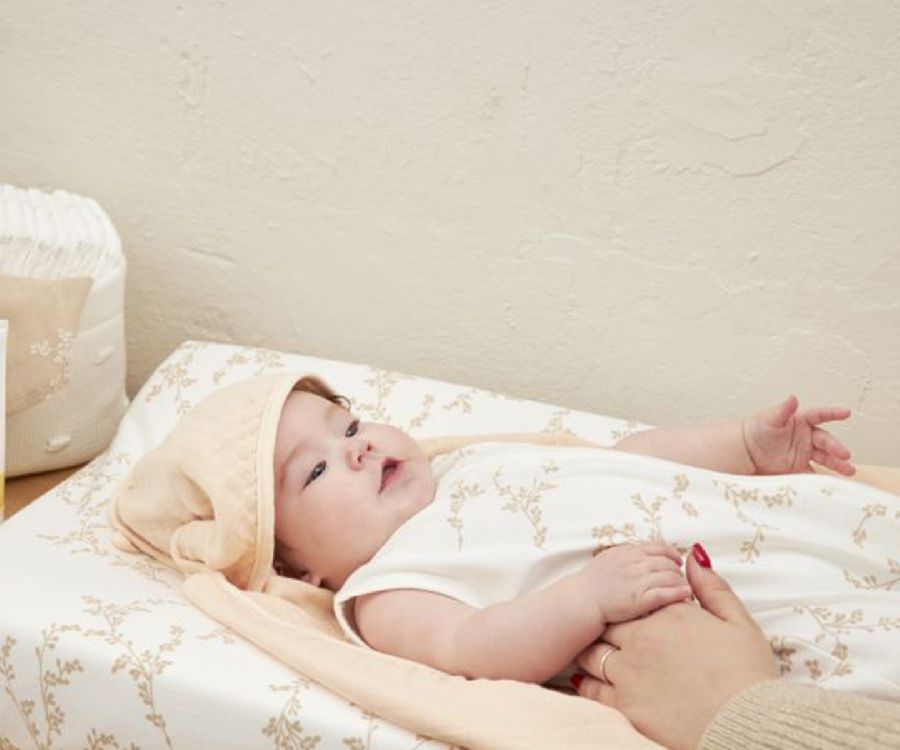 Slaapzak Meyco Baby, 3/6 maanden, 0.3 TOG | Branches sand