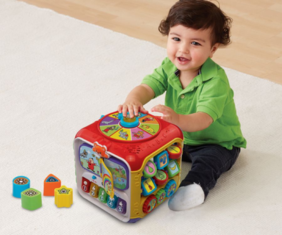 Stevige activiteitenkubus Vtech Activiteitenkubus