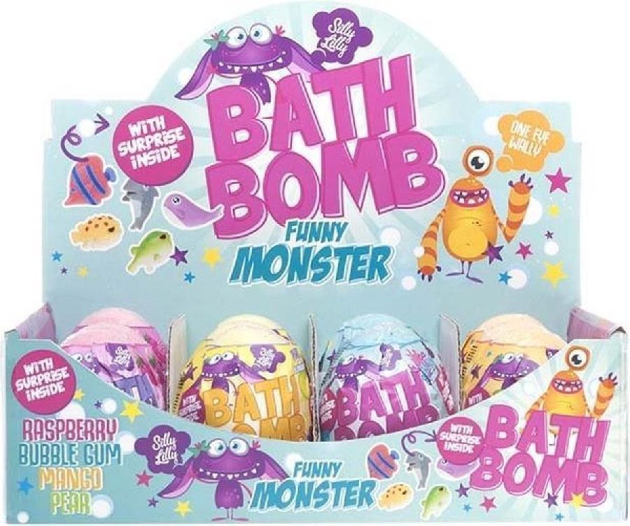 Bruisbal Gyp Bath Bomb Funny Monster Fizzereieren | Funny Monsters