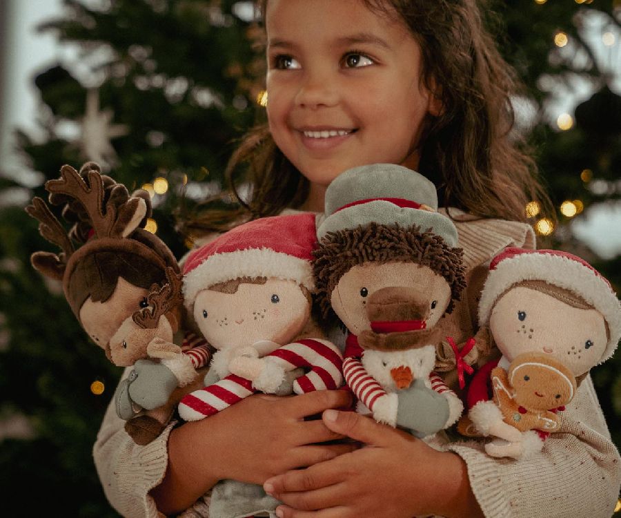 Pop Little Dutch Knuffelpop Rosa | Kerst