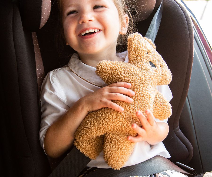 Gordelbeschermer Childhome Seatbelt Cushion | Teddy beige