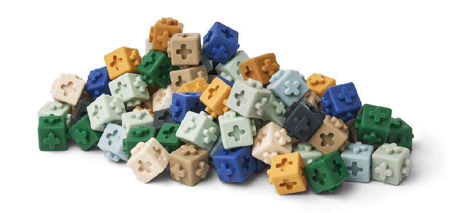 Blokken Liewood Cubels 100 Pack | bouwblokken