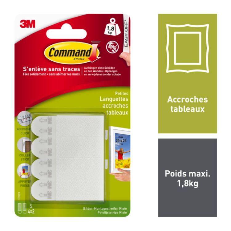 Kleefband Command Dual Lock Strips Small, montagetape