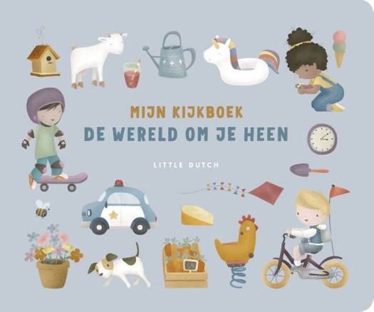 Prentenboek & -kaarten Mercis Publishing Mijn Kijkboek - De Wereld Om Je Heen | prentenboek