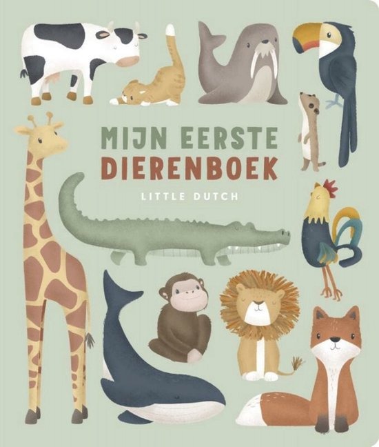 Prentenboek & -kaarten Mercis Publishing Mijn Eerste Dierenboek | prentenboek