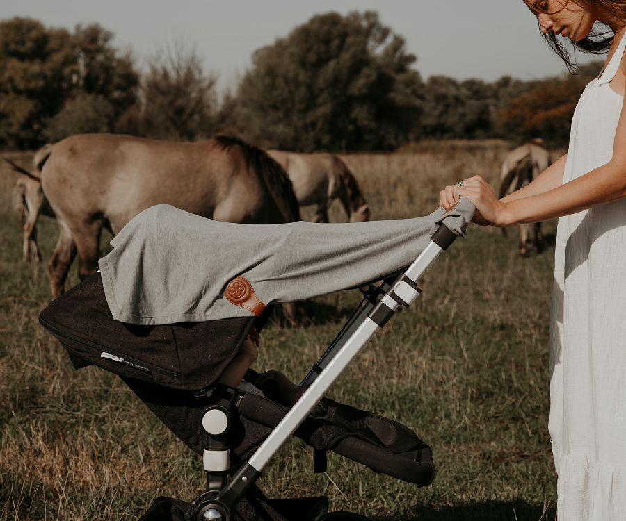 Huifel Cloby Multifunctional UV blanket, geschikt voor autostoel groep 0+/babybuidel/buggy/draagmand/wandelwagen