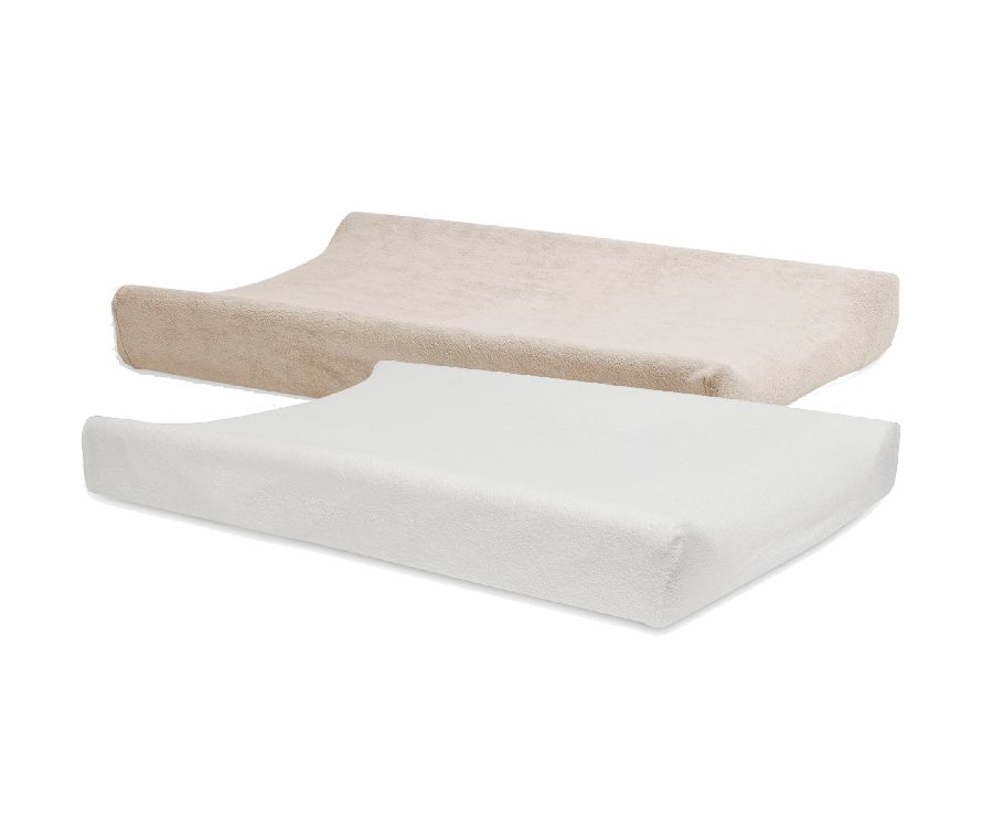 Waskussen hoes Jollein | Terry ivory/Terry nougat