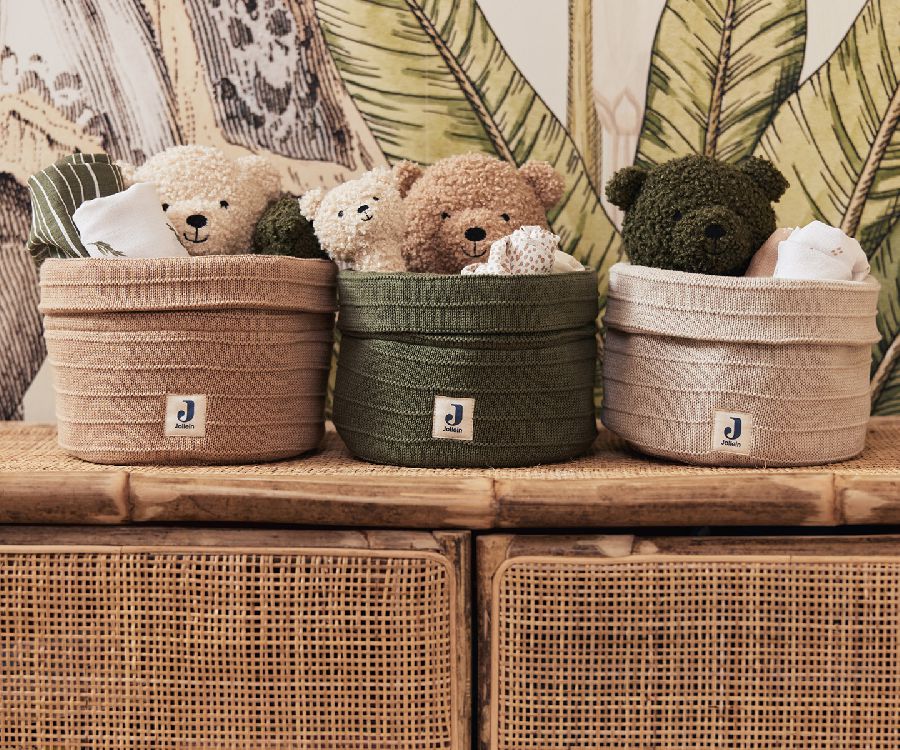 Verzorgingsmand Jollein | Pure Knit biscuit