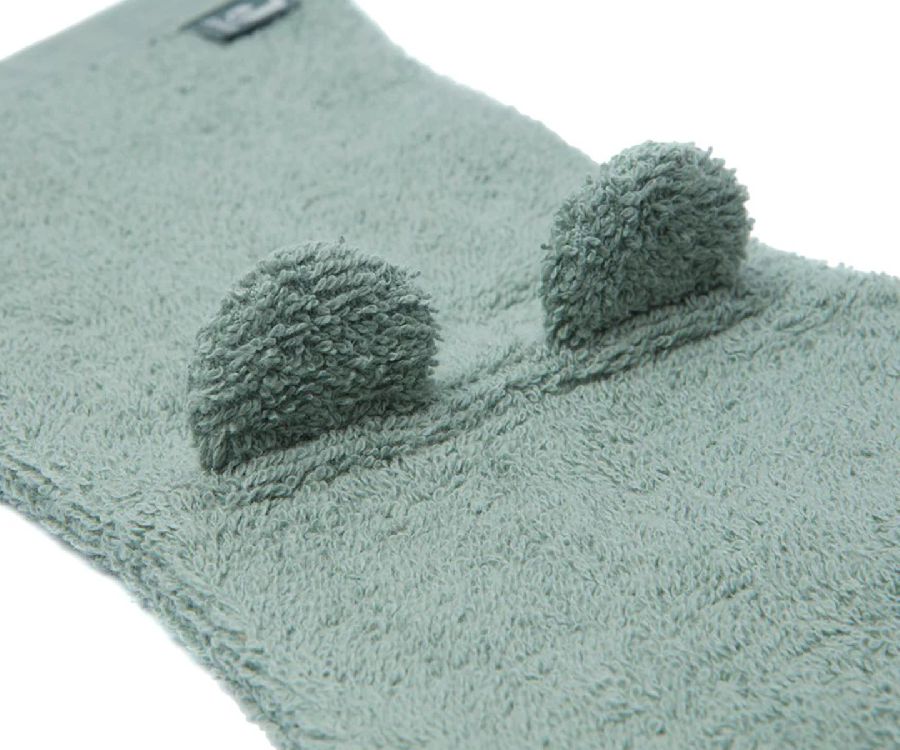 Douche handschoen Jollein Ears | Terry ash green