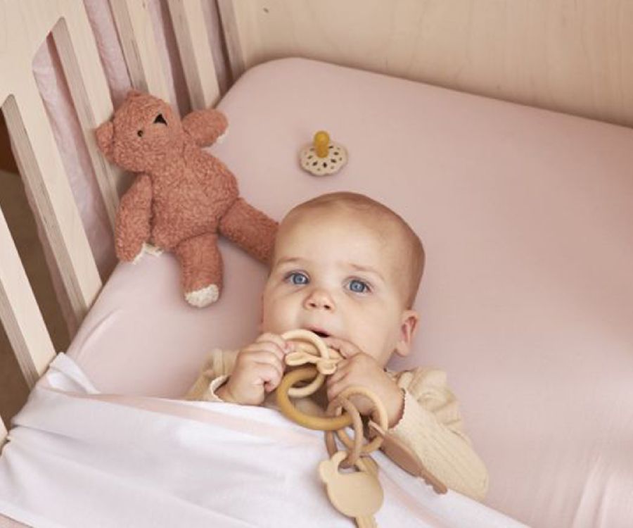 Hoeslaken Meyco Baby, geschikt voor babybed 60x120
